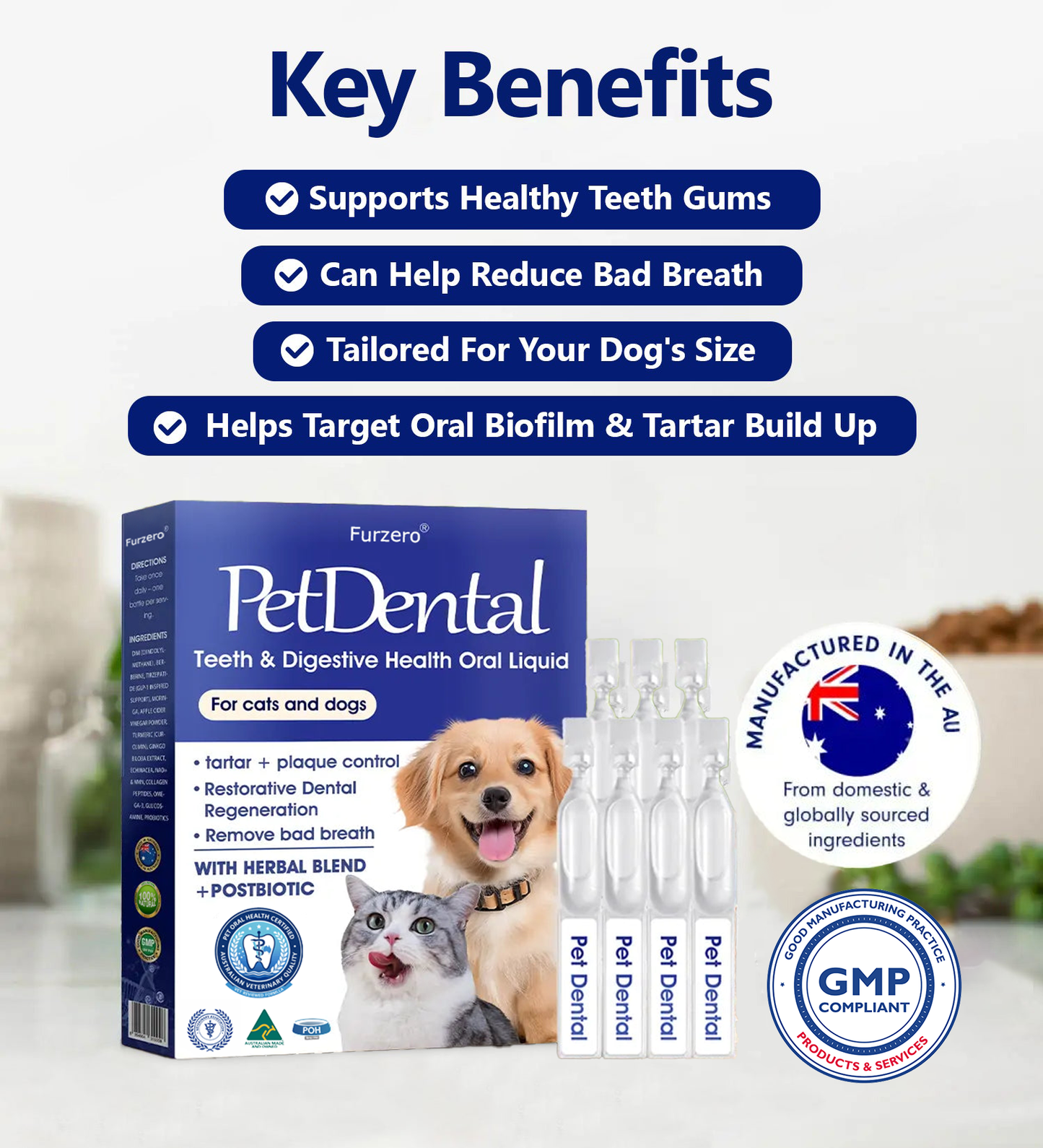 [ Official Store ]😻🐶 Furzero® Pet Dental & Digestive Health Oral Liquid–Freshen Breath, Remove Tartar & Promote gum regeneration, stabilize teeth (for Cats & Dogs)  – Save 70% Today!