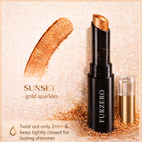 In Sunset - gold sparkles